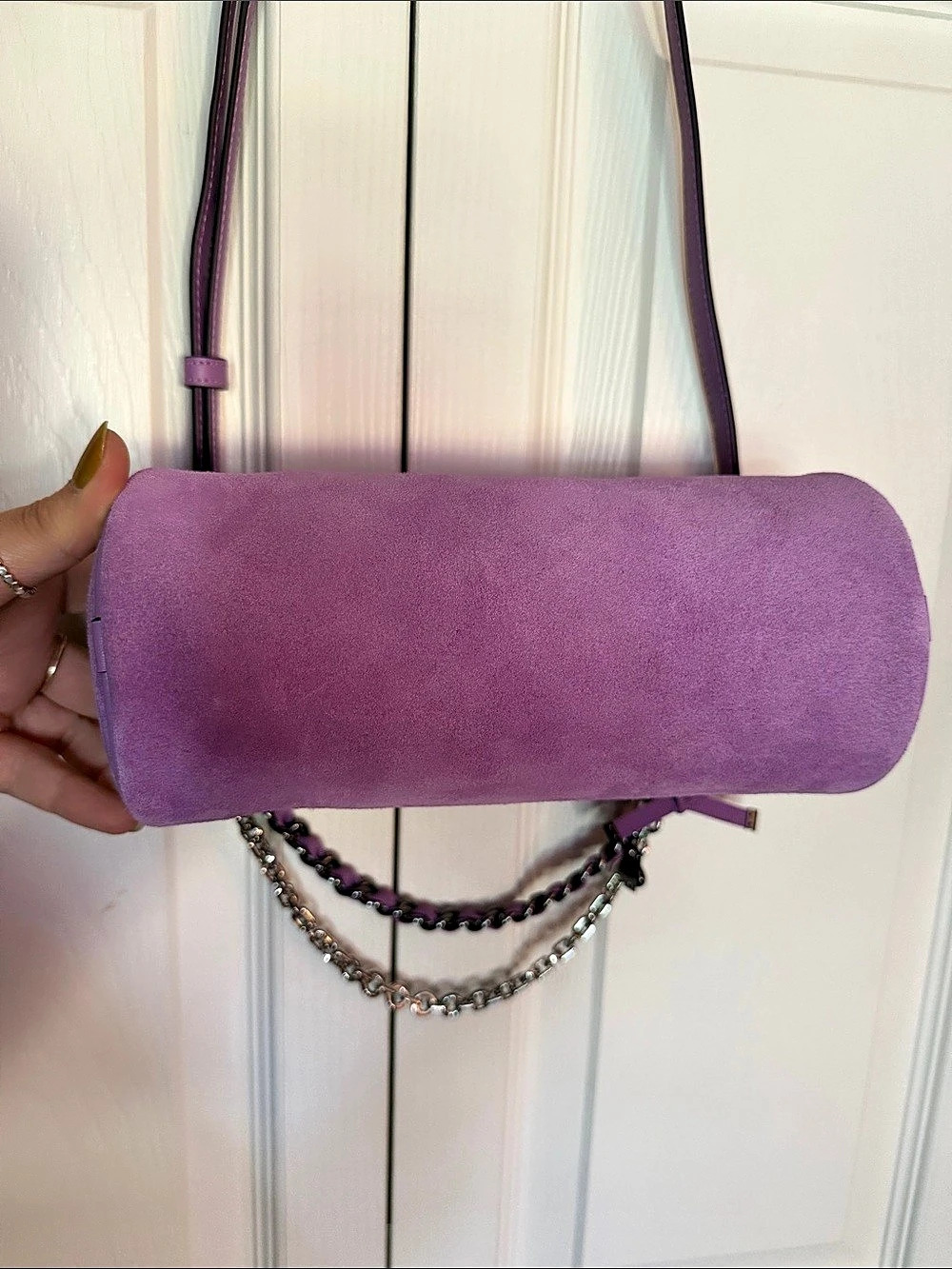 Kate Spade Roulette Suede Mini Convertible Bag Like New - Picture 6 of 11